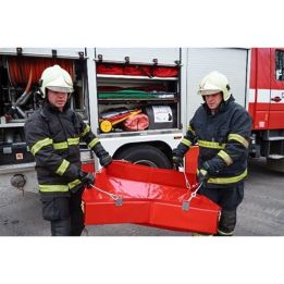 Bac de rétention souple avec élingues