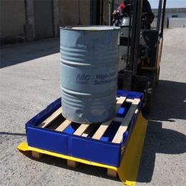 Bac de rétention souple pour palette