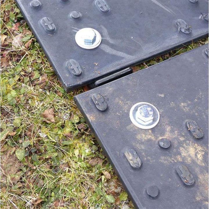Connecteur pour 2 voies pour plaque de roulage