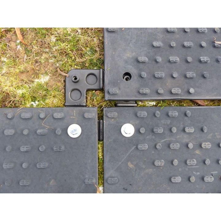 Connecteur pour 4 voies pour plaque de roulage