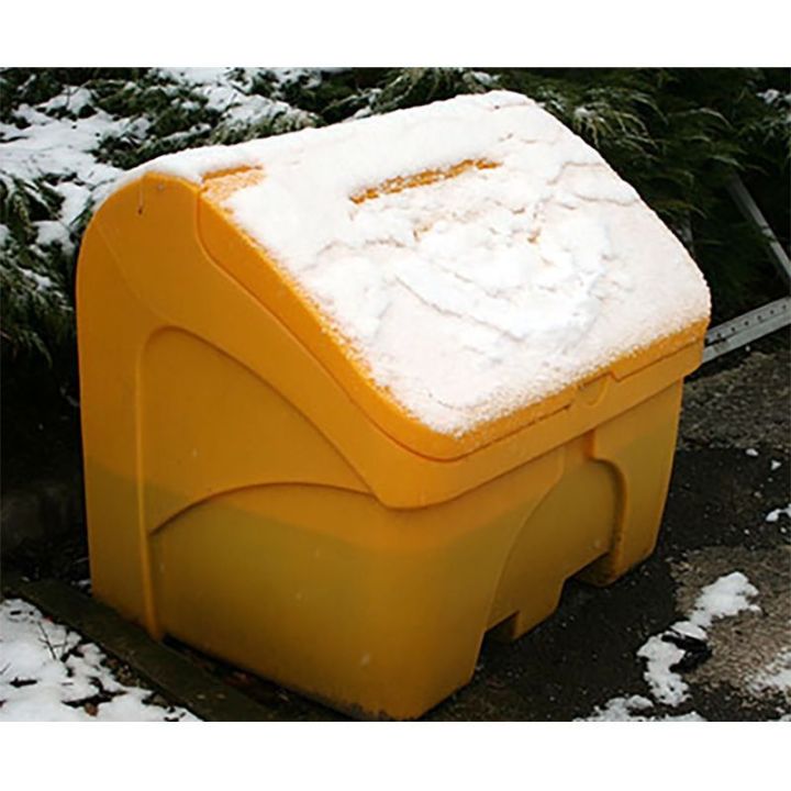 Bac à sel 400 litres | Coffre à sel en PE | Matériel de déneigement