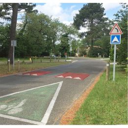 Coussin berlinois de 2 mètres à 4 éléments | Ralentisseur routier