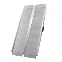 Rampe d’accès pliable en aluminium | Transportable et sécurisée - Sol Direct