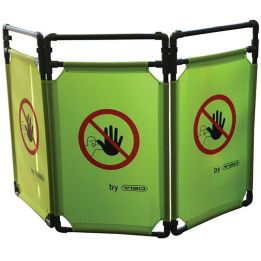Barrière d'intervention rapide 3 panneaux pour chantier | Barrières de sécurité