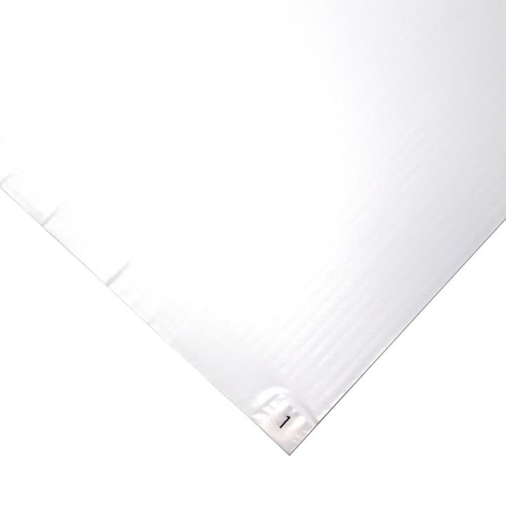 Tapis hygiénique blanc à feuilles jetables en milieu hospitalier, laboratoire pour capturer les poussières.