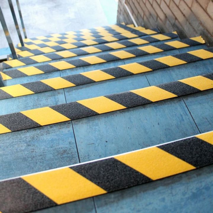 Bande adhésive antidérapante bi-couleur