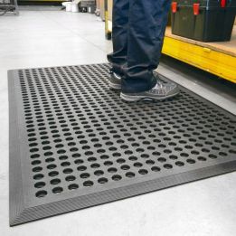 Tapis Caillebotis industriel très résistant - WORKSAFE