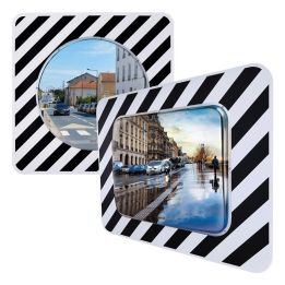 Miroir d'agglomération en inox | Miroir routier