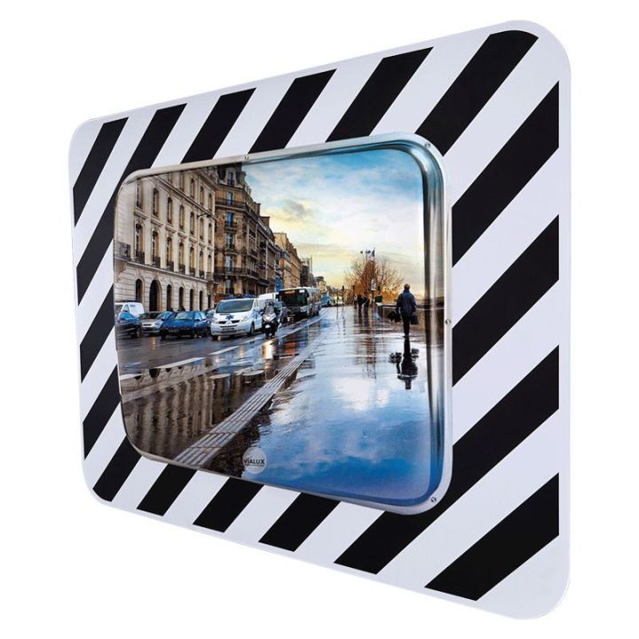 Miroir d'agglomération en inox | Miroir routier