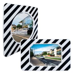 Miroir Routier Réglementaire Polymir | Modèle Incassable - Sol Direct