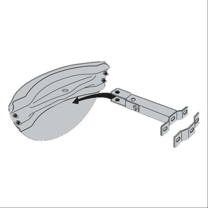 Miroir sortie de parking grand angle