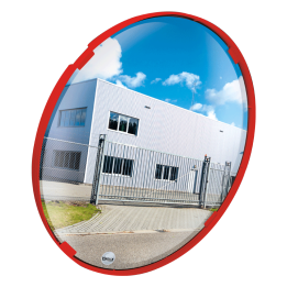 Miroir de signalisation multi-usages - cadre coloré Polymir