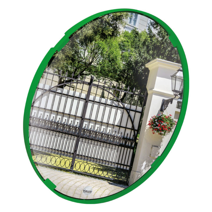 Miroir de signalisation multi-usages - cadre coloré Polymir