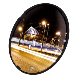 Miroir de signalisation multi-usages - cadre coloré PAS. - Garantie 5 ans