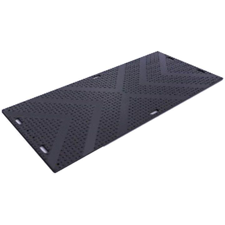 Plaque de roulage antidérapante 50 ou 80T: Plaques de roulage plastique incassable et plaques de protection des sols