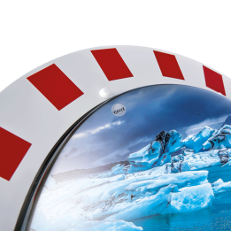 Miroir de sécurité en Inox - Antigivre / Antibuée