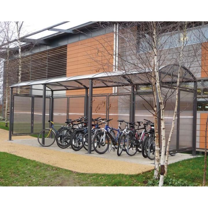 abris vélo extérieur multi-fonctions - Toit voûte