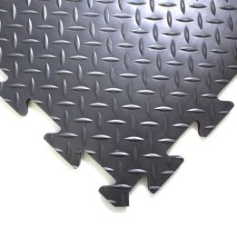 Dalle anti-fatigue premium surface en tôle diamant, DECKPLATE CONNEC