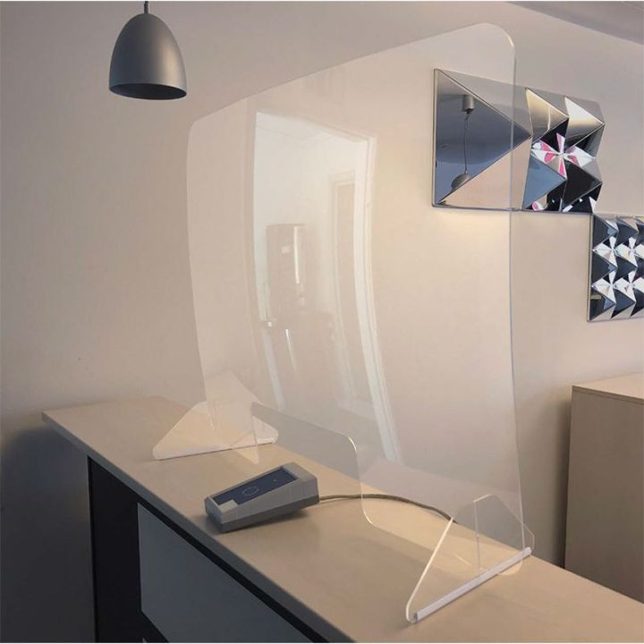 Vitre de protection en Plexiglas pour comptoirs et guichets