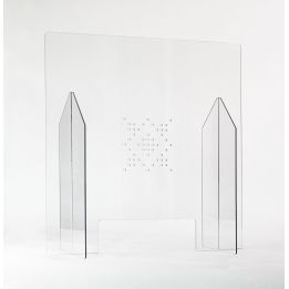 Hygiaphone Plexiglas pour guichets et comptoirs avec passe documents