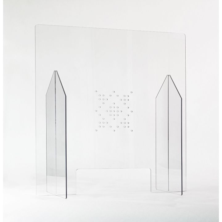 Hygiaphone Plexiglas pour guichets et comptoirs avec passe documents