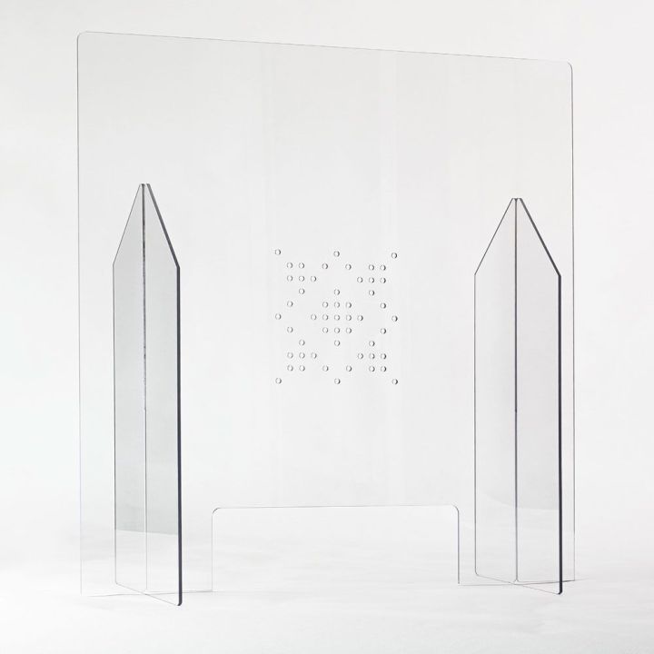 Hygiaphone Plexiglas pour guichets et comptoirs avec passe documents