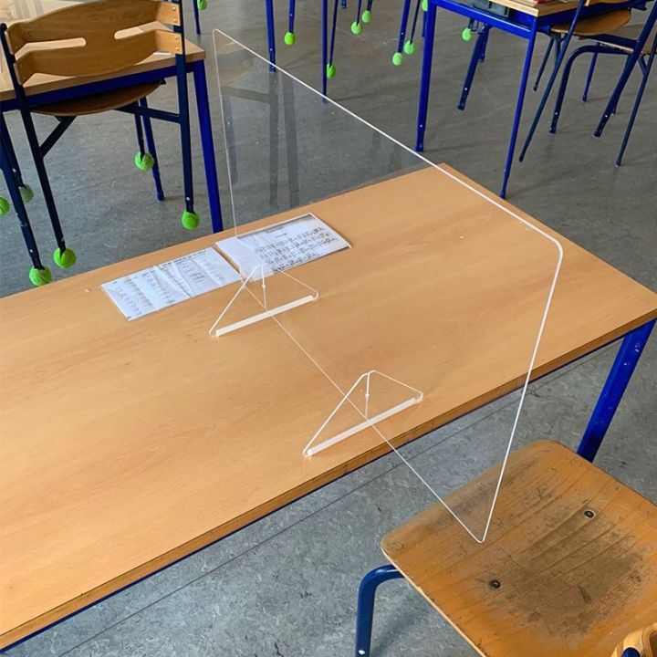 Paroi de séparation en Plexiglas pour tables
