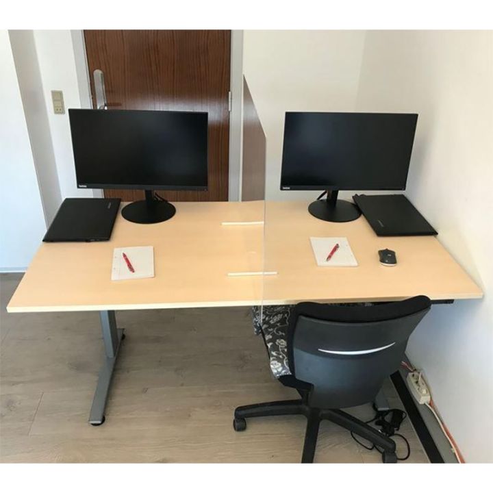 Paroi de séparation en Plexiglas pour tables