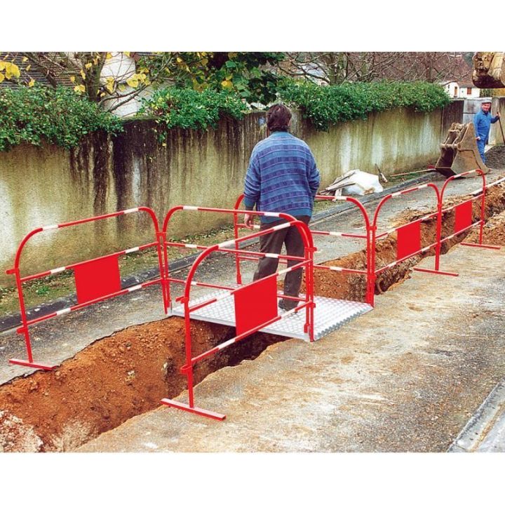Passerelle de chantier en aluminium