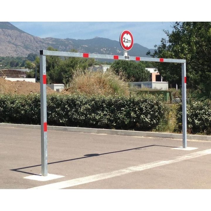 Portique de parking pivotant | portique en acier galvanisé