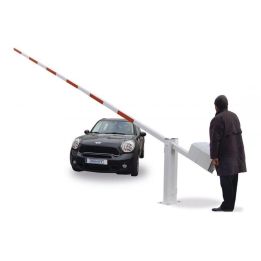 Barrière pour parking pivotante et levante