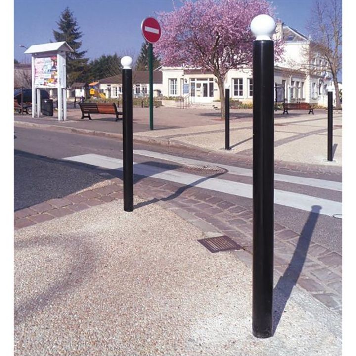 Poteau urbain - Potelet de ville haute visibilité Ø 76 mm