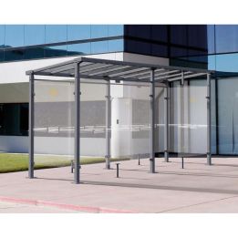 Abri fumeurs classique | Design Milan