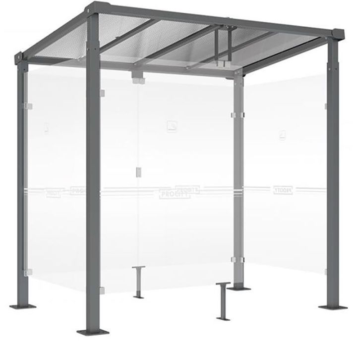 Abri fumeurs classique | Design Milan