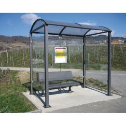 Station bus toiture VOUTE | Abri bus