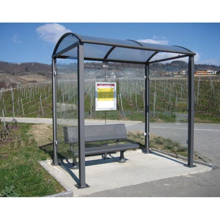 Station bus toiture VOUTE | Abri bus