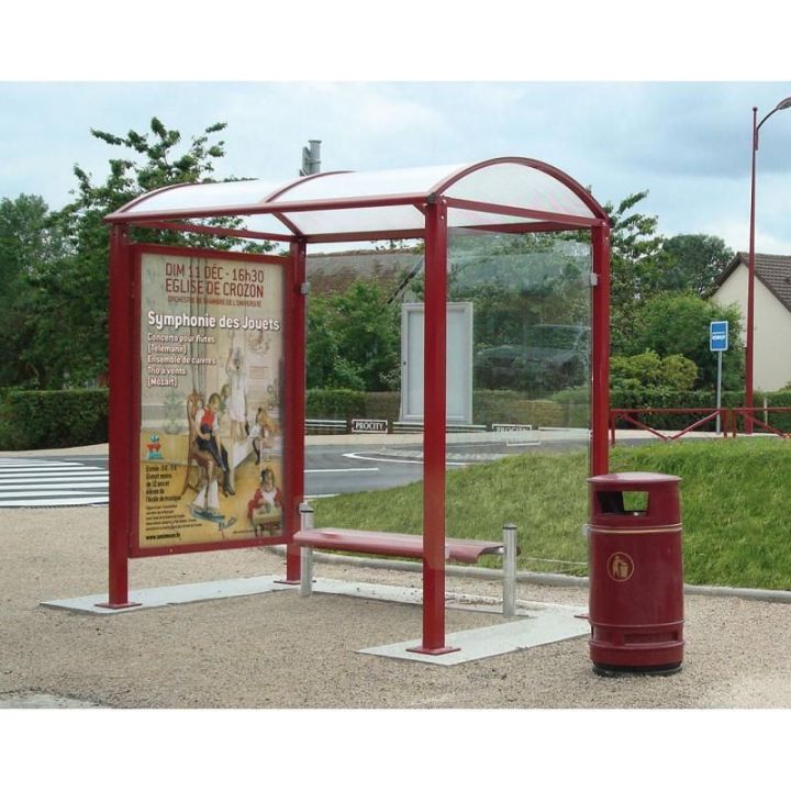 Station bus toiture VOUTE | Abri bus