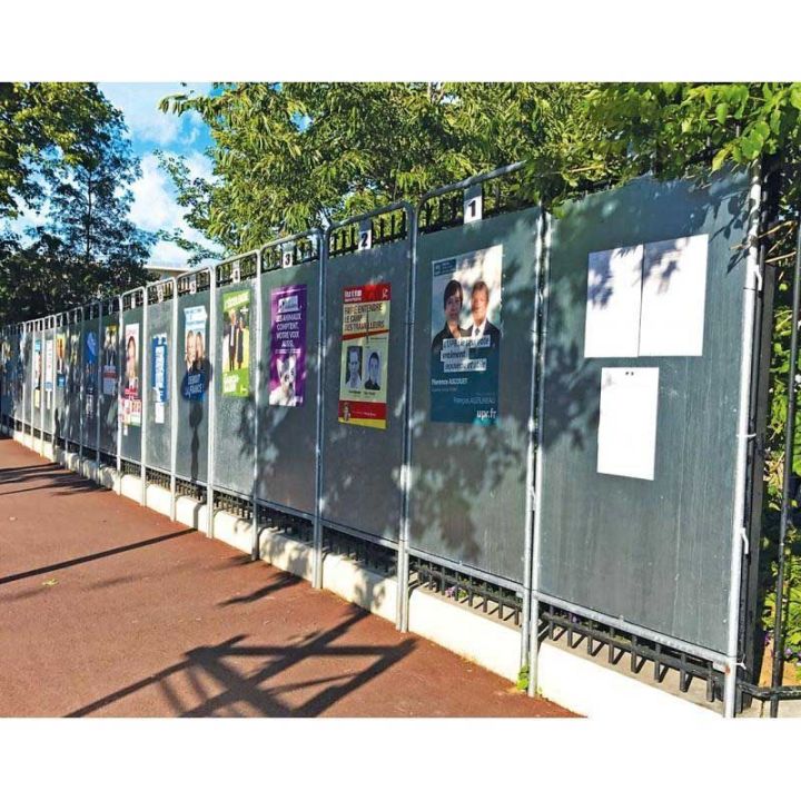 Panneau électoral classique | Modèle renforcé L.51 - Sol Direct