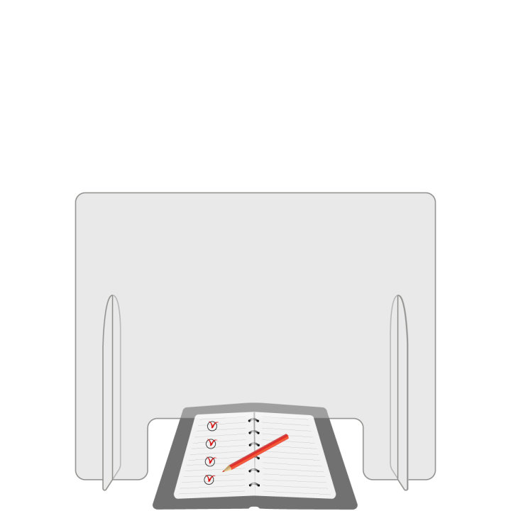 Paroi signature liste électorale en plexiglas | Hygiavote