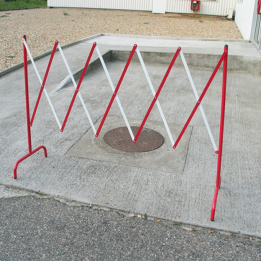 Barrière extensible en acier