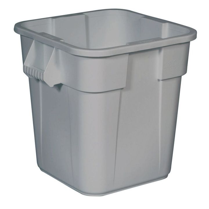 Collecteur Brute carré 151 L gris.