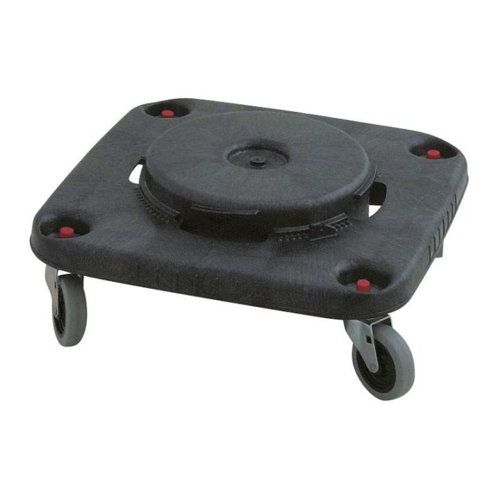 Socle carré noir pour conteneur 151 L.