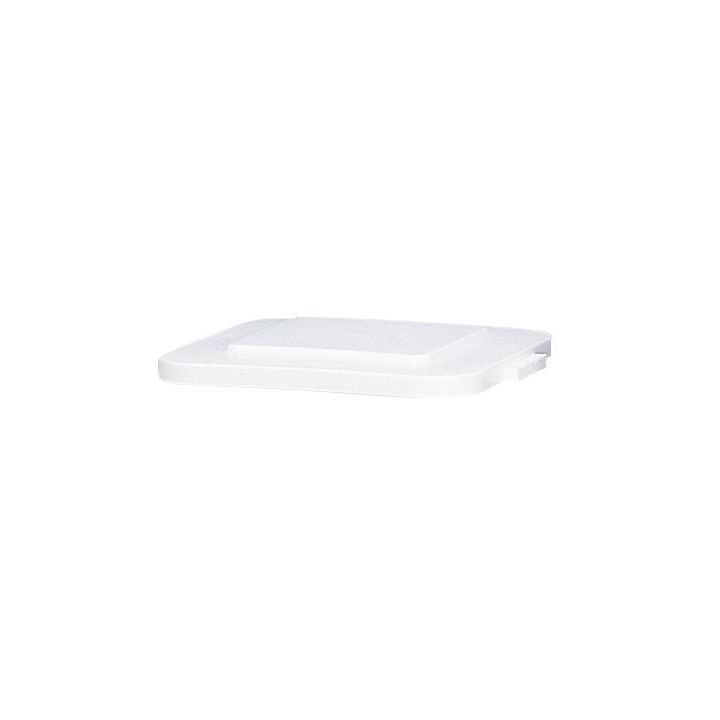 Couvercle carré blanc pour conteneur 151 L.