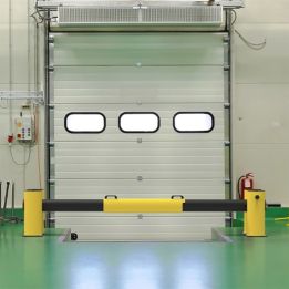 Barrière de quai relevable à mémoire de forme | Equipement de quai | Equipement de sécurité