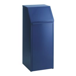 Collecteur tri sélectif 70 L bleu.