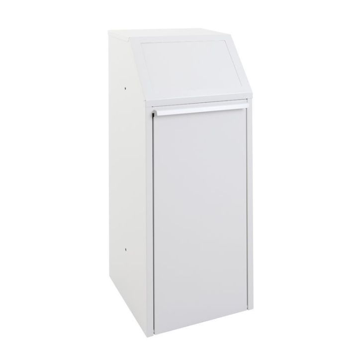 Collecteur tri sélectif 70 L gris.