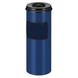 Poubelle cendrier 30 L avec étouffoir.