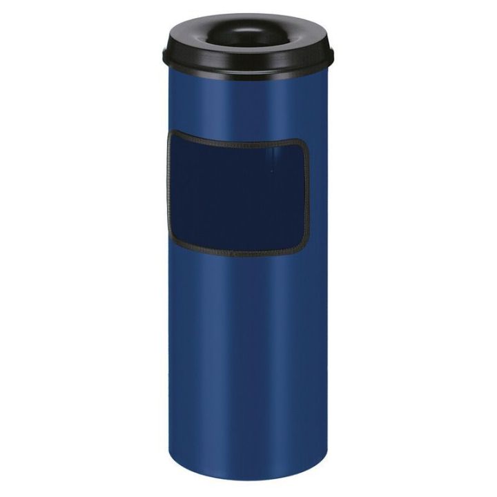 Poubelle cendrier 30 L avec étouffoir.
