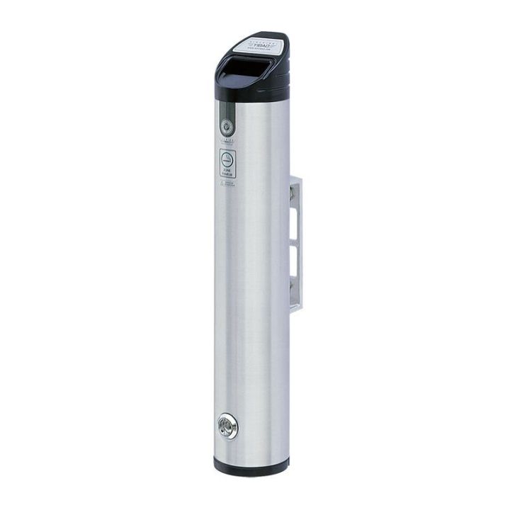 Cendrier mural rond en aluminium 1,5 L.