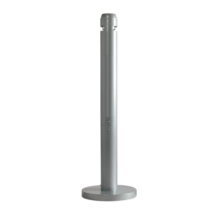 Cendrier poteau Smoker's Pole argent.
